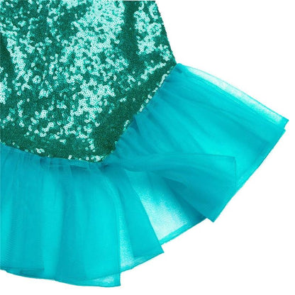 Mermaid Tails for Kids Costume Top & Skirt