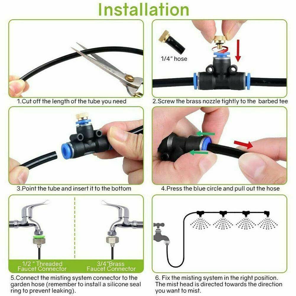 Outdoor Misting Cooling System