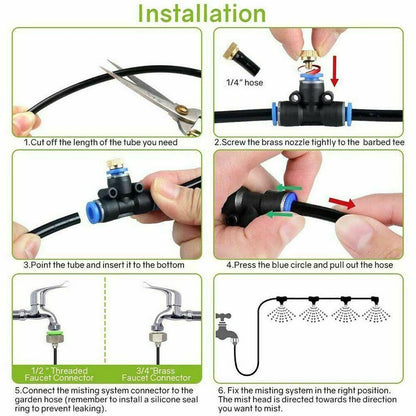 Outdoor Misting Cooling System