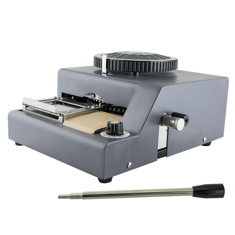 Embossing Machine 72 Character Card Embosser for PVC Card Credit ID VIP Manual Embosser Machine Credit Card