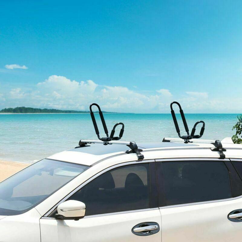 Kayak Roof Rack Set 2 J-racks Top Carrier Holder Kayak