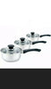 Image of 3 Pcs Induction Pans Stainless Steel Induction Cookware