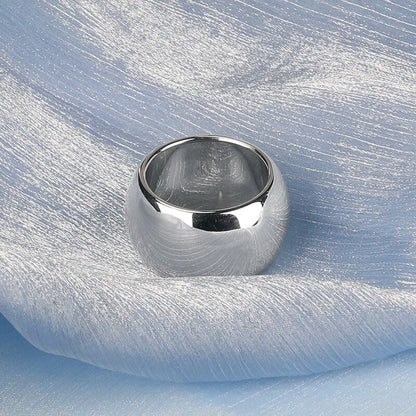 6 Pcs Silver Napkin Rings Sirviette Holders for Dinning