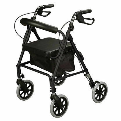 Ultra lightweight rollator mobility walker 4 Wheel + Seat