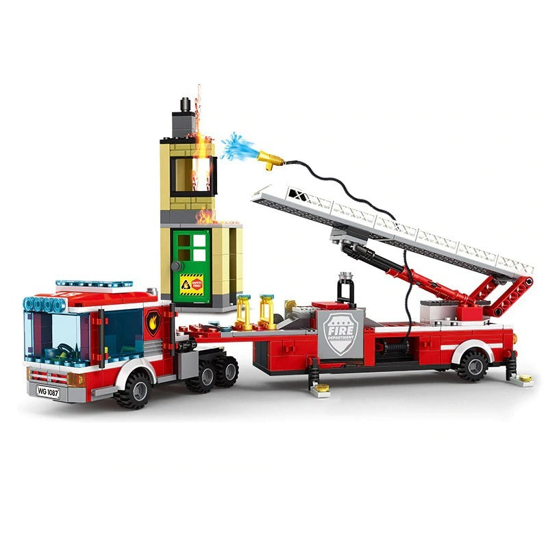 431pcs City Rescue Fire Engine Building Blocks