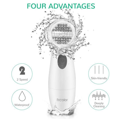 8 In 1 Electric Facial Cleansing Brush Deep Cleaning Pore Face Scrubber Waterproof Massage Skin Electric Face Brush