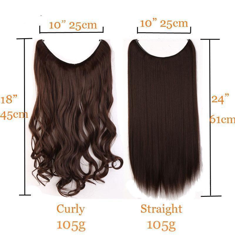 Invisible Halo Hair Extensions