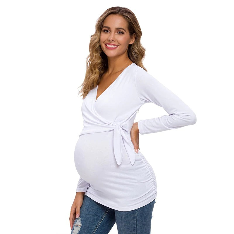 Maternity Long Sleeve Blouse