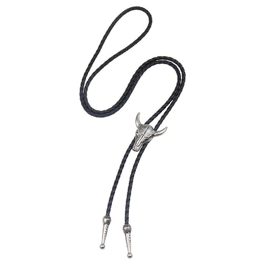 Vintage Leather Rope Cowboy Tie