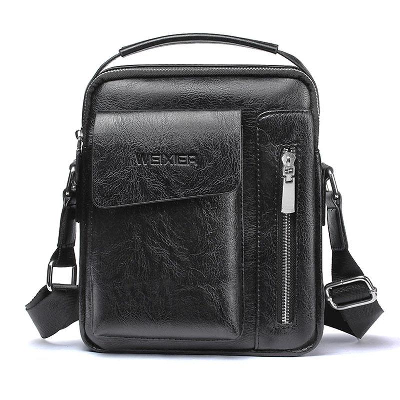 Men's Genuine Leather Sling Bag Body Bag For Men