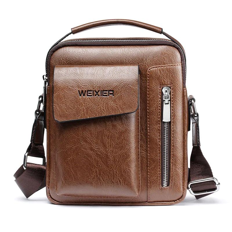 Men's Genuine Leather Sling Bag Body Bag For Men