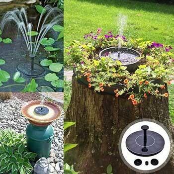 Solar-Powered Easy Bird Fountain Kit - BalmaHome