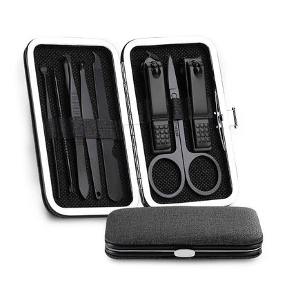 8 Pcs Stainless Steel Fancy Toe Nail Clippers Set