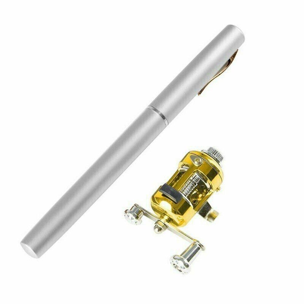 Mini Telescopic Pen Fishing Rod + Reel