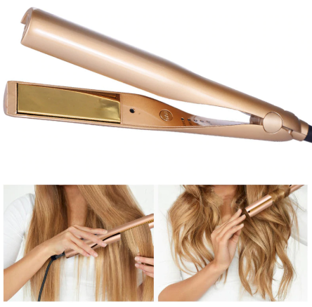 Straightening Curling Iron 2-in-1 l Hair Curler & Straightening