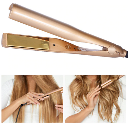 Straightening Curling Iron 2-in-1 l Hair Curler & Straightening