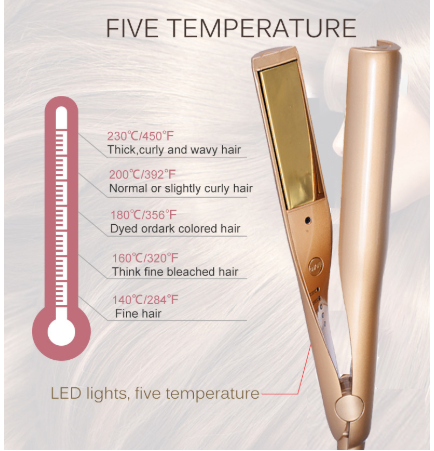 Straightening Curling Iron 2-in-1 l Hair Curler & Straightening