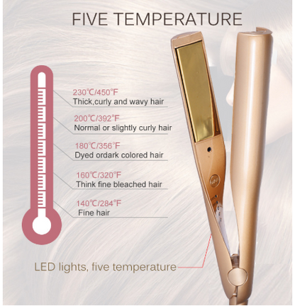 Straightening Curling Iron 2-in-1 l Hair Curler & Straightening