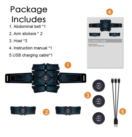 Electric AB Belt - Abs Muscle Stimulator