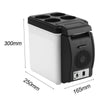 Image of 12v Plug-in Portable 6L Mini Car Fridge and Cooler for Car Travel & Camping Mini Fridge