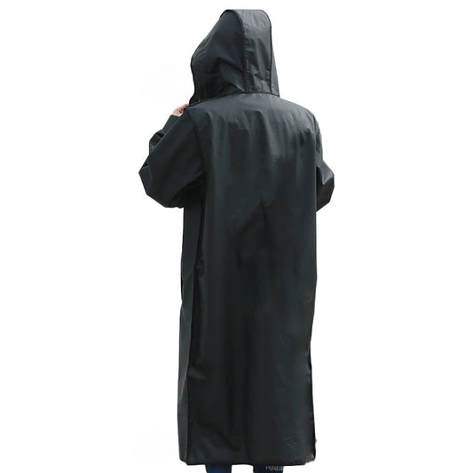 Men Rain Coat Black Style