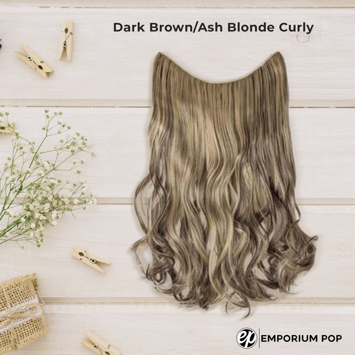 Invisible Halo Hair Extensions