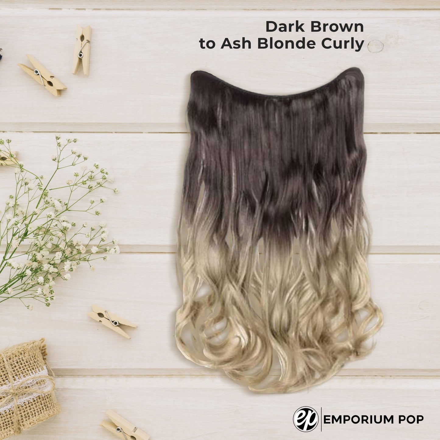 Invisible Halo Hair Extensions