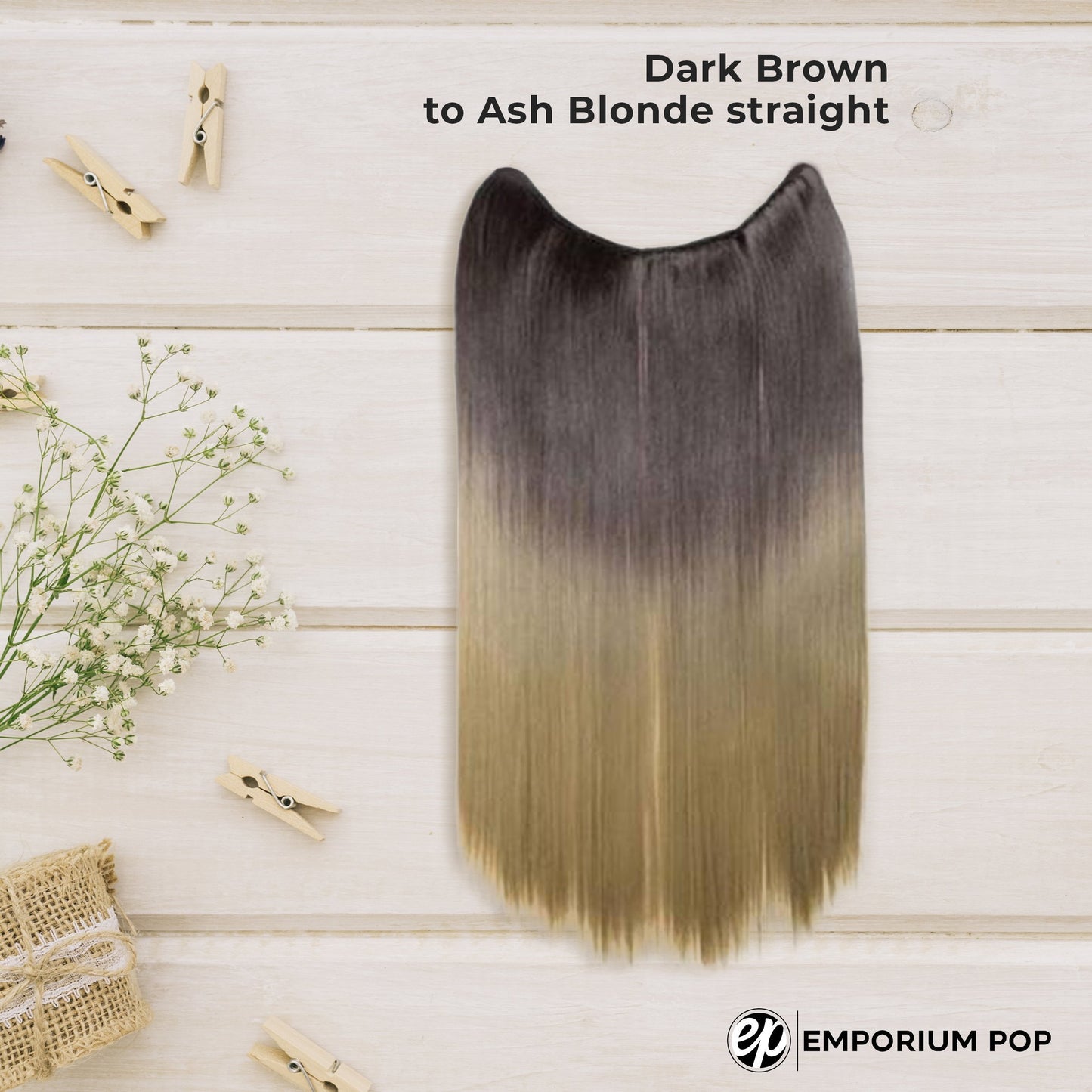 Invisible Halo Hair Extensions