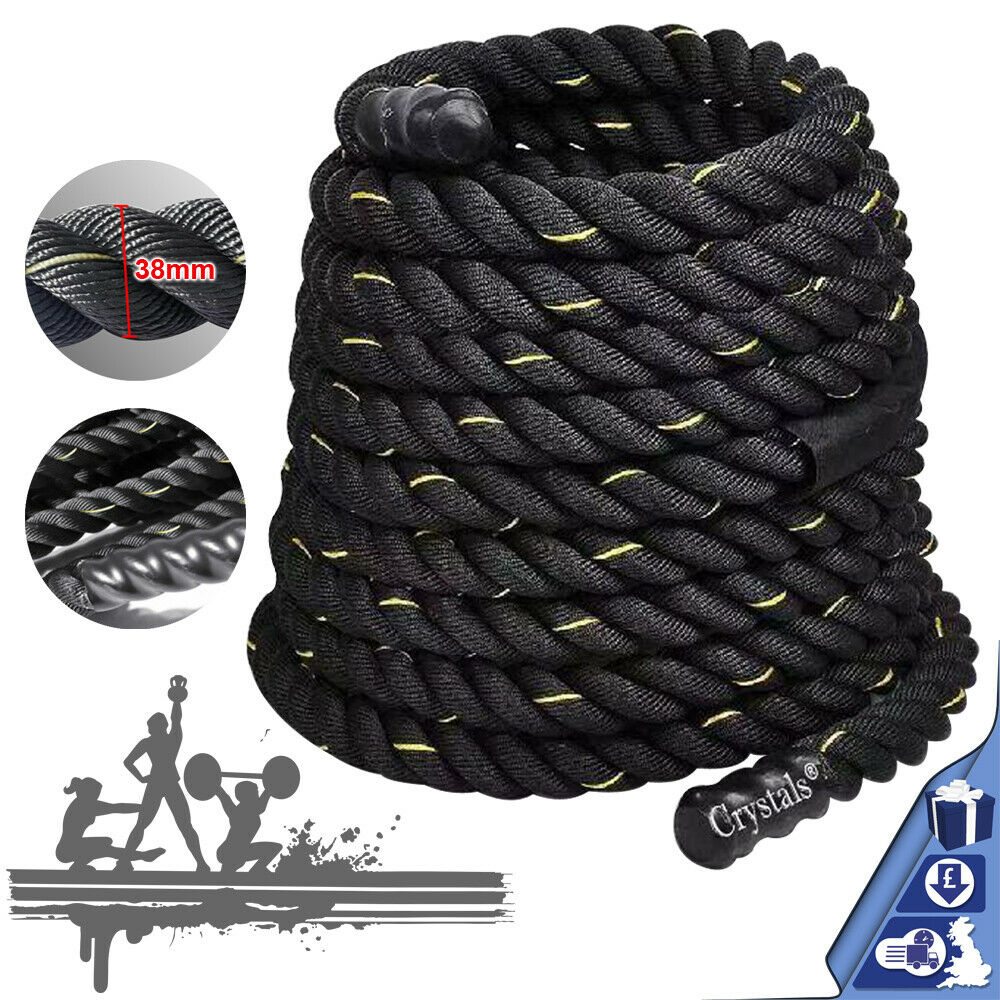 9 M 38 mm Battle Rope Excercise Training Rope Gym Excercise Workout Rope Crossfit Training