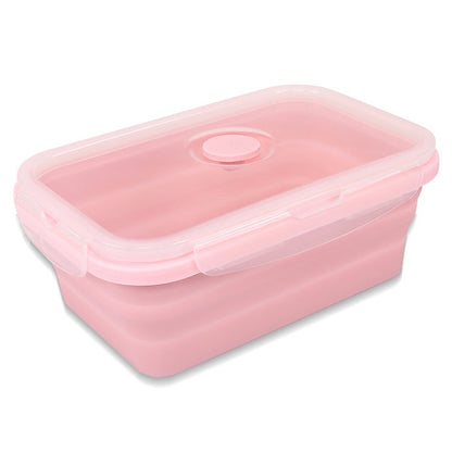 Plastic Container For Food Storage Collapsible Silicone Home Outdoor Collapsible Food Container