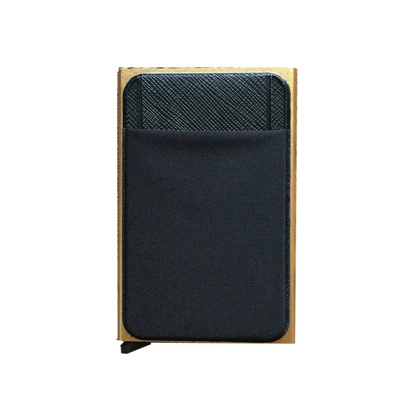 Men Card ID Cash Wallet RFID Blocking System