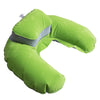 Image of Foldable U-shaped Neck Cushion Support Inflatable Pillow