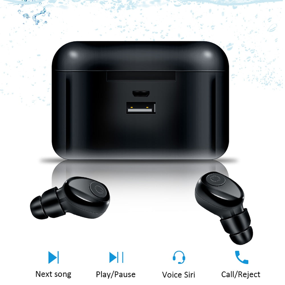 Waterproof Mini Wireless Earbuds Headphones