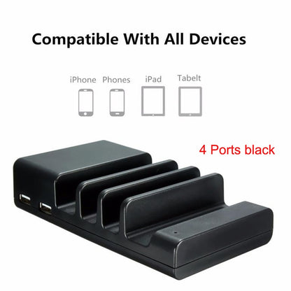 Charging Station Organizer - USB Charging Station for Multiple Devices