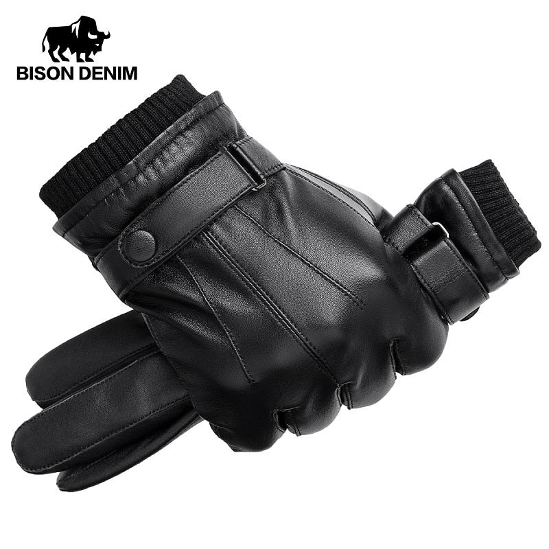 Mens Leather Gloves - Leather Gloves Touchscreen