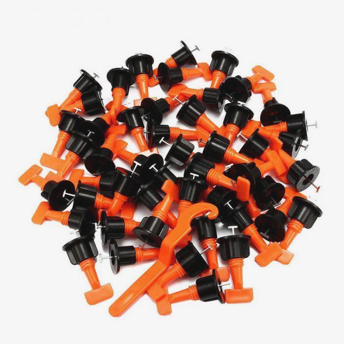 No.1 Reusable Tile leveling System Alignment Spacers 50Pcs - Balma Home