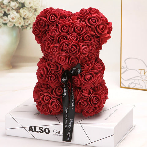 Rose Bear Uk | Handmade Luxury Flower Rose Love Teddy Bear