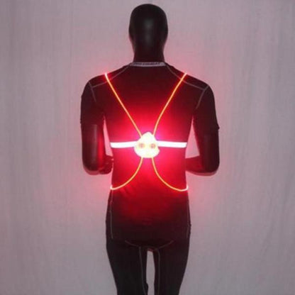 Lighted Running Vest | Flashing High Visibility Vest