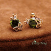 Image of Skull  Earings - Diamonds Skull Earrings