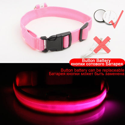 Light Up Dog Collar - Flashing Dog Collar