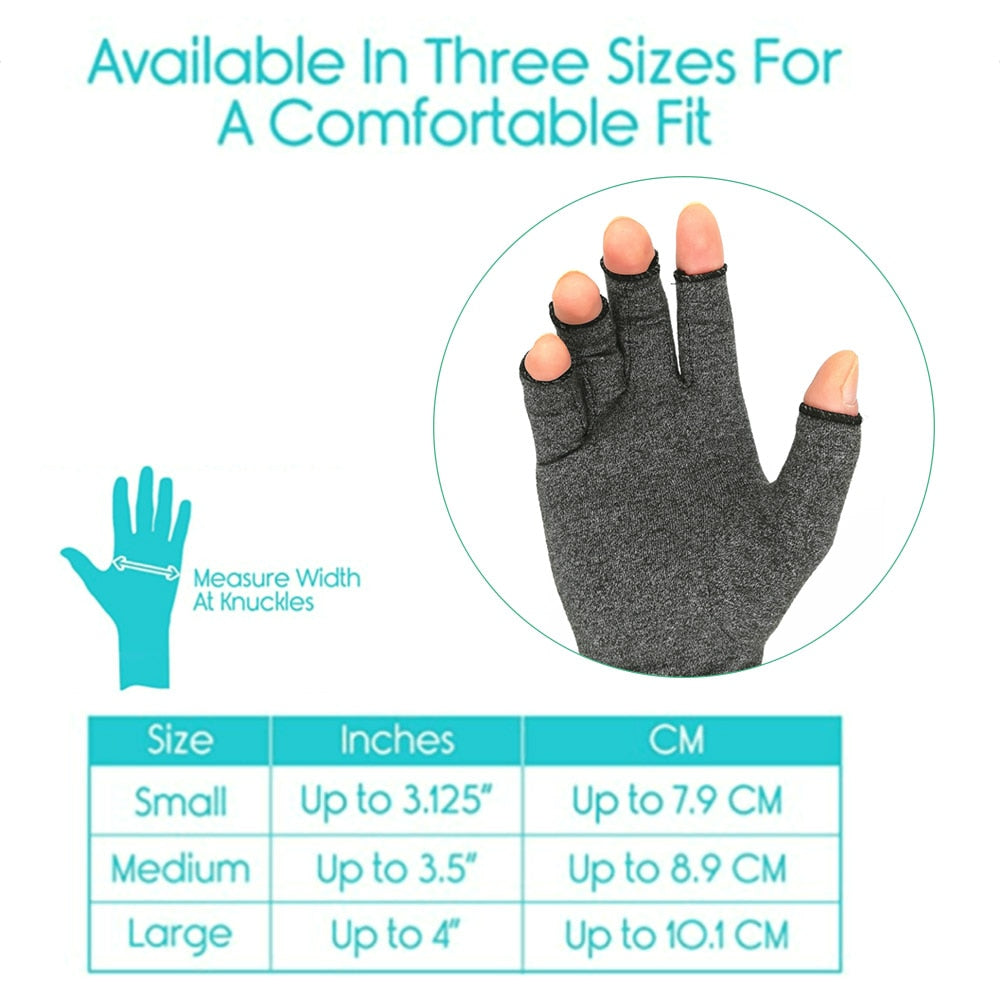 Arthritis Gloves - Fingerless Gloves for Arthritis