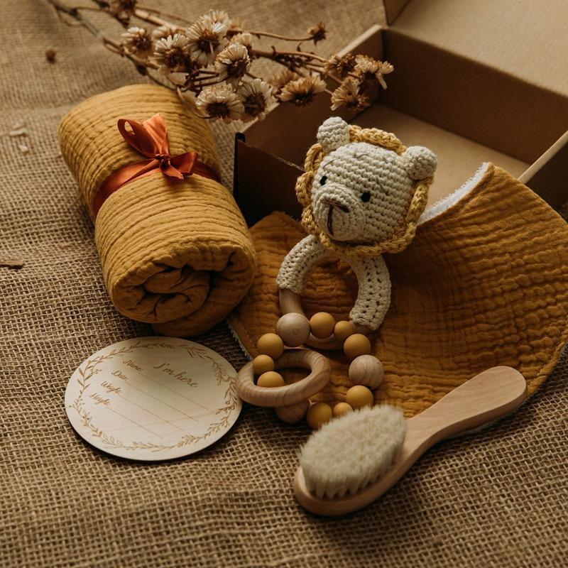 Crochet Toys Gift Baby Basket