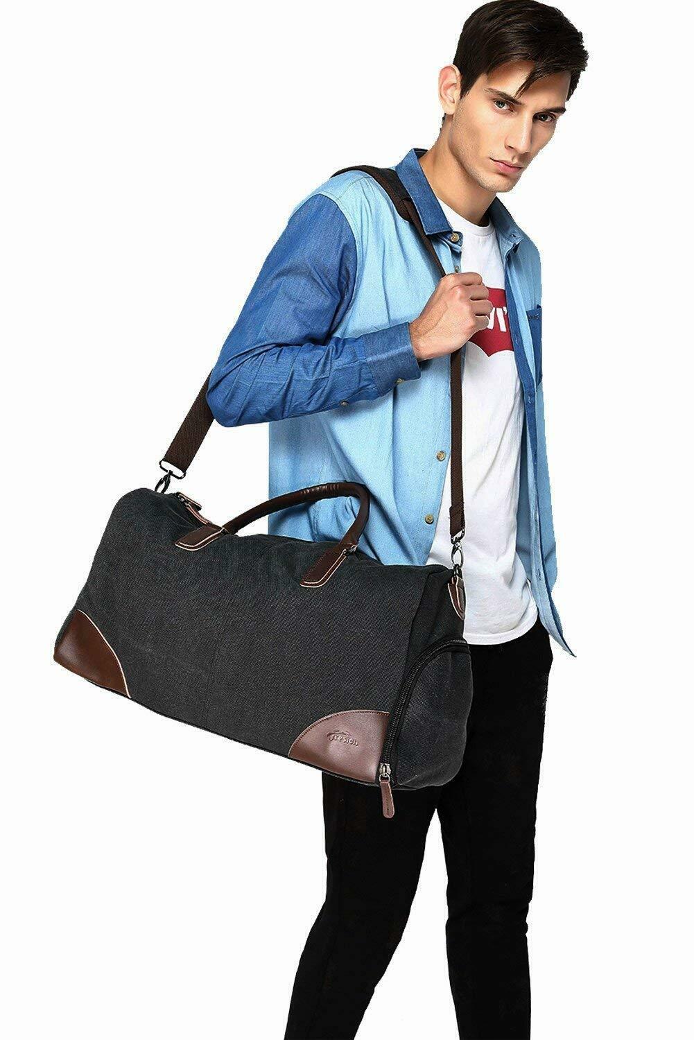 Holdall Travel Duffles Bag Shoulder and Handles Overnight Weekeng Bag for Traveling