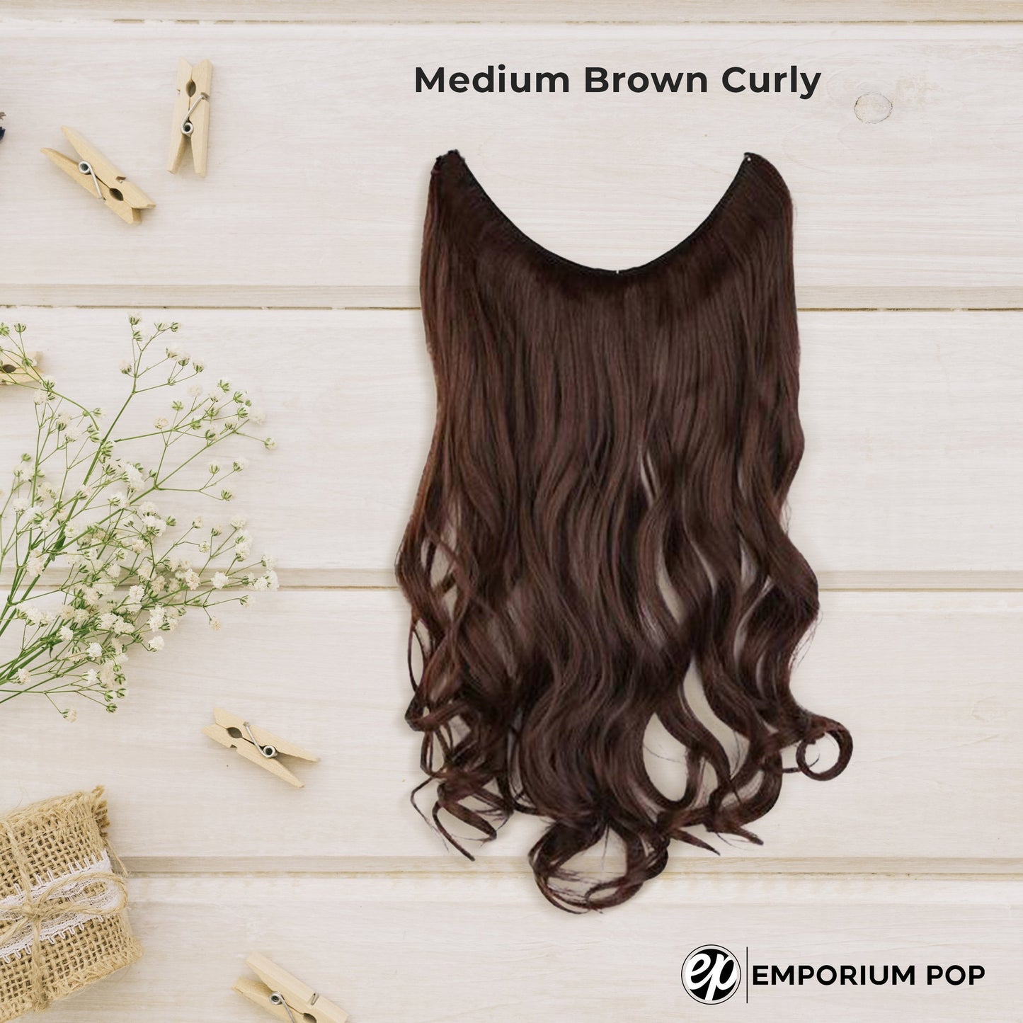 Invisible Halo Hair Extensions