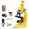 Image of LED 100X-400X-1200X Home School Kids Miscroscope Refined Biological Children's Miscroscope Kit
