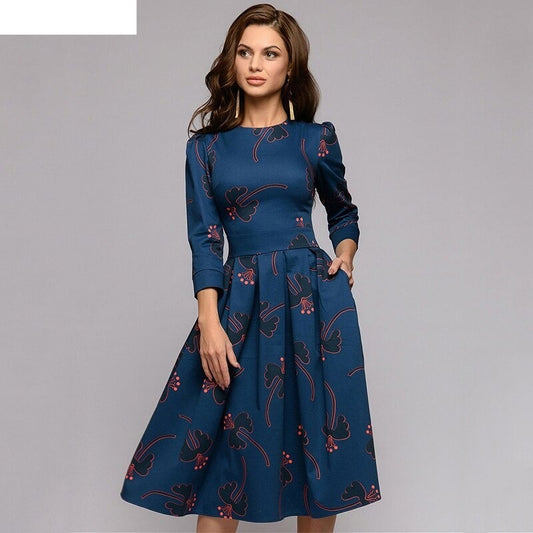 Elegant and Casual 3/4 Sleeve Dresses