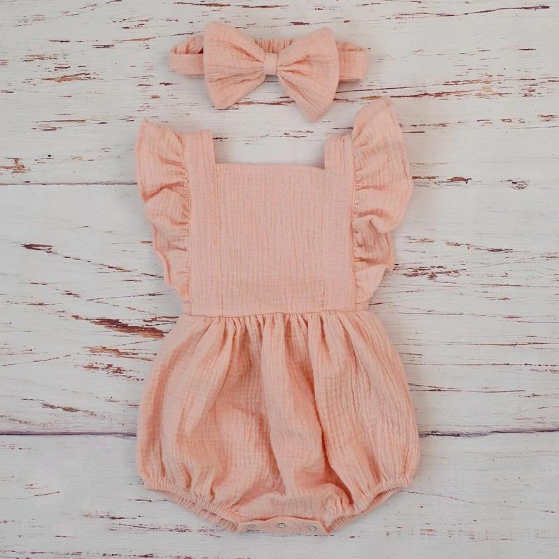 Organic Cotton Girl Jumpsuit Organic Baby Clothes