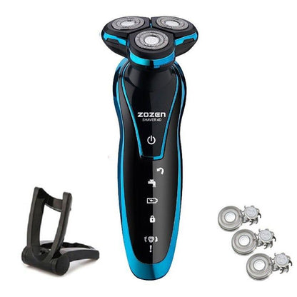 Silver PRO Head and Face Shaver (USB Charging Cable)
