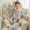 Image of Winter Womens Flannel Pijamas Womens Home Cloth