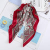 Image of Square Silk Womens Handkerchief